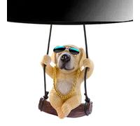 Swinging Dog for Car Mirror, Swinging Dog Rear View Mirror, Cute Rear View Mirror Accessories, Car Interior Accessories for Truck, Van, RV, Saloon, Bedroom, House, Home