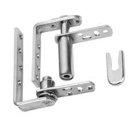 Swinging Door Hinges, 304 Stainless Steel, Self Closing, Double Action, Cafe Door Hinges for Bar, Saloon, Restroom, Swing Both Ways, Supports Door Weight up to 33 lbs / 15 kg