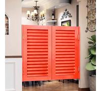 Swinging Doors Cafe Doors, Auto Close Interior Solid Wood Half Door, for Stairs Hallway Kitchen Bar Counter Entrance Partition