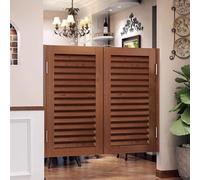 Swinging Doors Cafe Doors, Auto Close Interior Solid Wood Half Door, for Stairs Hallway Kitchen Bar Counter Entrance Partition