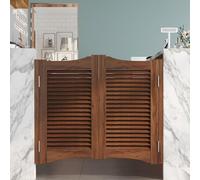 Swinging Doors Cafe Doors, Interior Solid Wood Swing Door, Saloon Cafe Doors, Auto Close Swinging Barn Door Swinging Door, Bar Porch,A,W85xH90cm(33.46x35.43in)