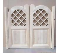 Swinging Doors for Interior Hallway, Unfinished Partition Door with Stainless-Steel Hinges, Store/Emporium Entrance Swing Butler Door