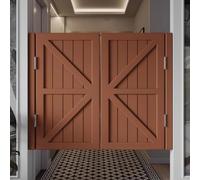 Swinging Doors for Interior Partition, 2-Way Open Auto Close Half Waist Cafe Kitchen Hallway Bar Porch Bedroom Entrance (120x90 cm)