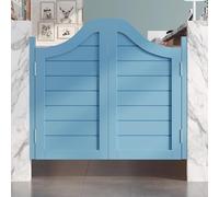 Swinging Doors with Hinges, Two-Way Half Swing Design for Doorways, Kitchen, Bar, Porch, Stairs, Partition, 1110x900mm