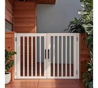 Swinging Doors with Metal Hinges - Two-Way Opening for Easy Access in Kitchen, Pub, Balcony, Hallway, and Counter Partitions