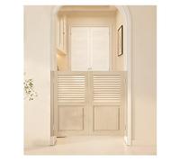 Swinging Doors, Wood Saloon Cafe Doors, Swinging Barn Door, Interior Partition ，for Hallway Kitchen Bar Porch Decoration, Cellars Barn Auto Close Half Door(A,W100xH80cm(39.37x31.49in))