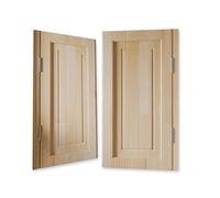 Swinging Double Half Doors for Kitchen Bar Pub Entrance with Hinges & Hardware