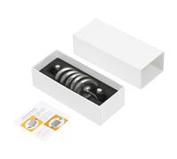 Swinging Guitar Bell, Stainless Steel Ring Bells with Clear Deep Resonant Sound, Adjustable Sound Hole, for 36/38 Inches Guitar (MB20L)