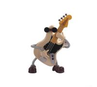 Swinging Guitar Doll Music Box with Built in Eight Tone Mechanism, Cartoon Style Desktop Pendant Playing Timeless Melodies