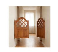 Swinging Half Door,Saloon Doors,Solid Pine Wood, 180° Rotation, Low Noise Auto Close for Kitchen, Bar, Pet Gate, Hallway,Easy Install(A,W85xH100cm(33.46x39.37in))