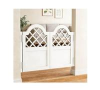 Swinging Half Door,Saloon Doors,Solid Pine Wood, 180° Rotation, Low Noise Auto Close for Kitchen, Bar, Pet Gate, Hallway,Easy Install(C,W85xH100cm(33.46x39.37in))