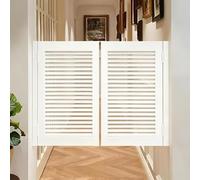Swinging Half Waist Saloon Doors with Two-Way Open Design with Auto-Close Hinges for Kitchen, Bar, or Hallway Partition(W160*H90)