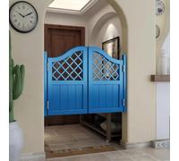 Swinging Kitchen Doors，Rustic Swinging Cabinet Doors，Wooden Swinging Doors，Small Swinging Door，Interior Swinging Doors ，Interior Wood Swing Door，for Stairs Bathroom Bedroom Balcony(Blue 1,130 * 90cm)