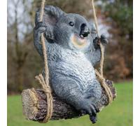 Garden Mile® Swinging Koala Bear Animal Resin Garden Statues Outdoor Indoor Tree Hanging Garden Ornaments Home Decorations Novelty Gift Idea for Garden Lawn Patio Porch Weatherproof (23 x 20 x 10cm)
