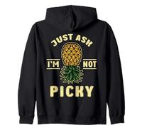 Swinging Pineapple Upside Down Swinger Just Ask Not Picky Zip Hoodie