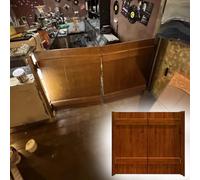Swinging Saloon Door Solid Wood Half Waist Door Gate for Café Bar Kitchen Corridors
