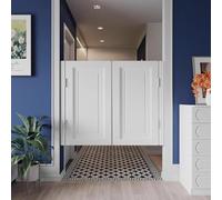 Swinging Saloon Doors - Retro Louvered Half Doors for Interior, Automatic Closing, Easy Installation for Patios and Cafes