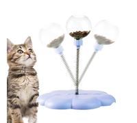 Swinging Slow Feeder Balls, Leaking Treats Ball Pet Feeder Toy, Cat Treat Spring Dispenser, Wiggling Dog Toy, Interactive Snack Toys for Cats Dogs