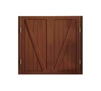 Swinging Wood Doors for Hallway, Customizable Half Door, Double Open Cafe Doors for Entrance Counter, Eco-Friendly Design, Low Noise Operation