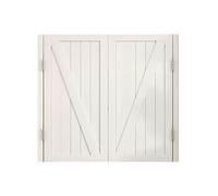 Swinging Wood Doors for Hallway, Customizable Half Door, Double Open Cafe Doors for Entrance Counter, Eco-Friendly Design, Low Noise Operation