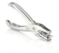 Swingline 1 Hole Punch, 5 Sheet Capacity Hole Puncher, Single Hole Paper Punch, Chrome (74005)