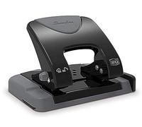 Swingline 2 Hole Punch, Hole Puncher, SmartTouch with Edge Guide, 20 Sheet Punch Capacity, Low Force Required, Black/Gray, 6 Pack (74135CS)