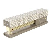 Swingline Stapler by Leah Bisch, 20 Sheet Capacity, Full Strip, Tan Tiles, Colorful Fashion Design (S700035)