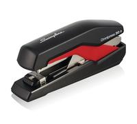 Swingline Stapler, Omnipress 30 Stapler, Press Anywhere for Easier Use", 30 Sheet Capacity, Black/Red (5000586A)