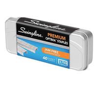 Swingline Staples, Premium for Desktop Staplers, 1/4" Length, 210/Strip, 3750/Box, Jam Free, Optima (35556)