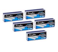 Swingline Staples, S.F. 4, Premium, 1/4" Length, 210/Strip, 5000/Box, 5 Pack (35481)