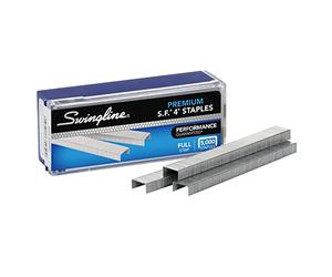 Swingline Staples, S.F. 4, Premium Staples for Desktop Staplers, 1/4" Length, 210/Strip, 5000/Box (35450)