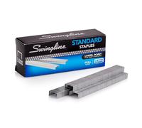 Swingline Staples, Standard, 1/4" Length, 210/Strip, 5000/Box, 1 Box (79350)