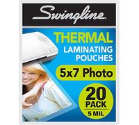 Swingline Thermal Laminating Sheets/Pouches, 5" x 7" Pouch, 20 Pack (3202063)