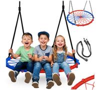 SWINGO crow's nest swing 95 cm blue and red
