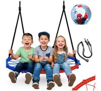 SWINGO crow's nest swing 95 cm blue and red + Spiderman ball