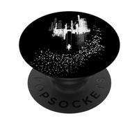 Swings sky illusion girl flying dream romantic PopSockets Adhesive PopGrip