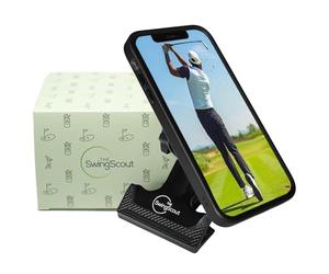 SwingScout | Golf Bag Phone Holder | Easy to Use Clip | No Extra Gear Needed | Quick Setup | Fits Any Cellphone | Perfect Golf Gift (MagSafe)