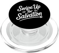 Swipe Up For Salvation Christian Quote PopSockets PopGrip for MagSafe