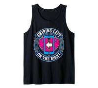 Swiping Left On The Right Swiping Left Badge Tank Top