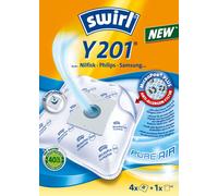 Swirl 4 Bags Microfibre Y201 Samsung Vcc Vc FC Sc Philips Hr Daewoo