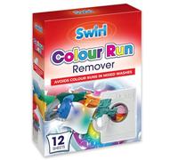 Swirl Colour Run Remover 12 Sheets - Colour Catcher Laundry Sheets Avoids Colour Runs in Mixed Washes Gentle on Fabric and Easy to Wash for Whites and Colorful Clothes