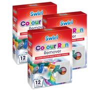 Swirl Colour Run Remover 36 Sheets - Colour Catcher Laundry Sheets Avoids Colour Runs in Mixed Washes Gentle on Fabric and Easy to Wash for Whites and Colorful Clothes