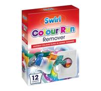 Swirl Colour Run Remover - Colour Catcher Laundry Sheets, 12 Sheets (Pack of 1) - Prevents Dye Transfer, Safe for All Fabrics, Wash Mixed Colours Without Sorting