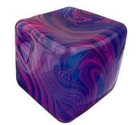Swirl Cube Stress Relief Ball Novelty Squeeze Sensory Fidget Toy for Anxiety Physio Therapy ADHD Gift for Kids Boy Girl Birthday Present for Adults Men Women Christmas Stocking Filler (Dark Blue)