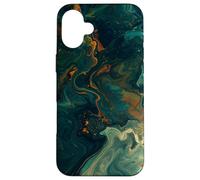 Swirl Earth Tones Abstract Swirls Marbled pattern Case for iPhone 16 Plus