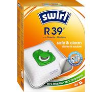 Swirl Fleece Vacuum Cleaner Bags R 39 - for Rowenta and Moulinex Vacuum Cleaners Pack of 4