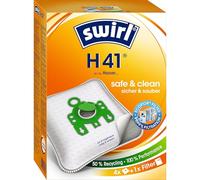 Swirl H 41 Vacuum Cleaner Bags, For Hoover Vacuum Cleaners, Pack of 4 Bags + 1 Anti-Allergen Filter