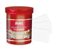 Swirl Jewellery Cleaner 145ml with 3 Professional Cleaning Cloths | Ring & Gold Cleaner | Silver Dip Jewels & Earring Clean | Silver Clean Solution | Complete Jewellery Cleaning Kit