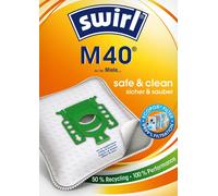 Swirl M 40 MicroPor Plus Vacuum Cleaner Bag for Miele Classic C1, 10 Pack