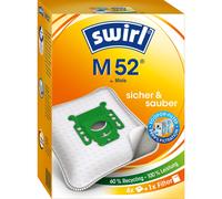 Swirl 4x M52 microfibre bags for Miele S1 H1 S140 S168 S190 S19 vacuum cleaners